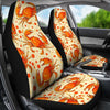 Crab Print Pattern Universal Fit Car Seat Covers-grizzshop