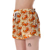 Crab Print Pattern Women's Shorts-grizzshop