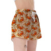 Crab Print Pattern Women's Shorts-grizzshop