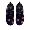 Crab Red Print Pattern Black Sneaker-grizzshop