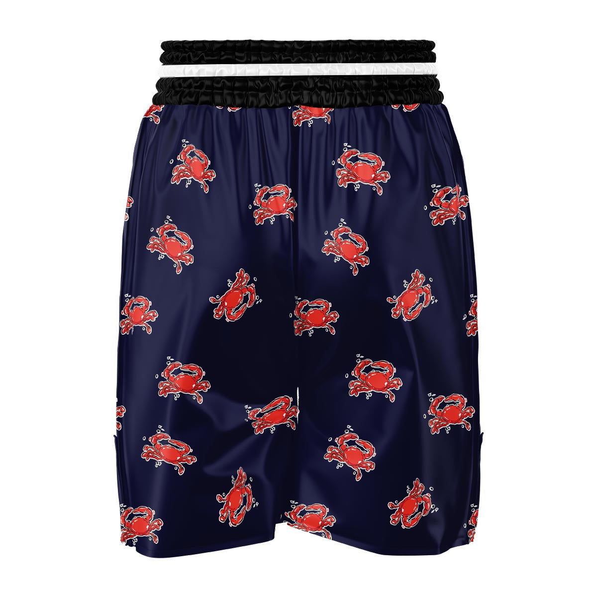 Crab Red Print Pattern Boxing Shorts-grizzshop