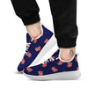 Crab Red Print Pattern White Athletic Shoes-grizzshop