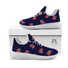 Crab Red Print Pattern White Athletic Shoes-grizzshop