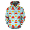 Crab Starfish Pattern Print Men Women Pullover Hoodie-grizzshop