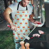 Crab Starfish Pattern Print Men's Apron-grizzshop