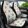 Crab Starfish Pattern Print Universal Fit Car Seat Covers-grizzshop