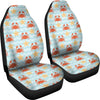 Crab Starfish Pattern Print Universal Fit Car Seat Covers-grizzshop