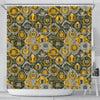 Craft Beer Pattern Print Bathroom Shower Curtain-grizzshop