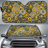 Craft Beer Pattern Print Car Sun Shade-grizzshop