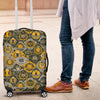 Craft Beer Pattern Print Luggage Cover Protector-grizzshop