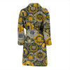 Craft Beer Pattern Print Men Long Robe-grizzshop