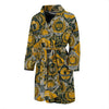 Craft Beer Pattern Print Men Long Robe-grizzshop