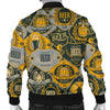 Craft Beer Pattern Print Men's Bomber Jacket-grizzshop