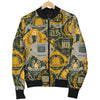 Craft Beer Pattern Print Men's Bomber Jacket-grizzshop