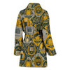 Craft Beer Pattern Print Women Long Robe-grizzshop