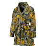 Craft Beer Pattern Print Women Long Robe-grizzshop