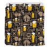 Craft Beer Print Pattern Duvet Cover Bedding Set-grizzshop