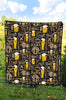 Craft Beer Print Pattern Quilt-grizzshop