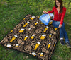 Craft Beer Print Pattern Quilt-grizzshop