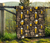 Craft Beer Print Pattern Quilt-grizzshop