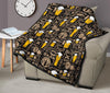 Craft Beer Print Pattern Quilt-grizzshop