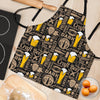 Craft Beer Print Pattern Women's Apron-grizzshop