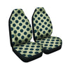 Cream And Black Polka Dot Car Seat Covers-grizzshop