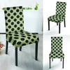 Cream And Black Polka Dot Chair Cover-grizzshop