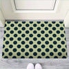 Cream And Black Polka Dot Door Mat-grizzshop