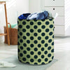 Cream And Black Polka Dot Laundry Basket-grizzshop