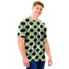 Cream And Black Polka Dot Men T Shirt-grizzshop