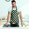 Cream And Black Polka Dot Men's Apron-grizzshop