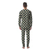 Cream And Black Polka Dot Men's Pajamas-grizzshop