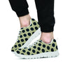 Cream And Black Polka Dot Men's Sneakers-grizzshop