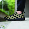 Cream And Black Polka Dot Men's Sneakers-grizzshop