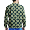 Cream And Black Polka Dot Men's Sweatshirt-grizzshop