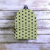 Cream And Black Polka Dot Print Backpack-grizzshop