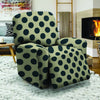 Cream And Black Polka Dot Recliner Cover-grizzshop