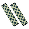 Cream And Black Polka Dot Seat Belt Cover-grizzshop