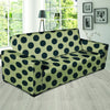 Cream And Black Polka Dot Sofa Cover-grizzshop