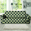 Cream And Black Polka Dot Sofa Cover-grizzshop