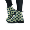 Cream And Black Polka Dot Women's Boots-grizzshop