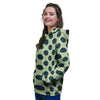 Cream And Black Polka Dot Women's Hoodie-grizzshop