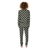 Cream And Black Polka Dot Women's Pajamas-grizzshop