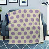 Cream And Brown Polka Dot Blanket-grizzshop