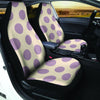 Cream And Brown Polka Dot Car Seat Covers-grizzshop