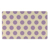 Cream And Brown Polka Dot Door Mat-grizzshop