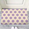 Cream And Brown Polka Dot Door Mat-grizzshop