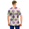 Cream And Brown Polka Dot Men T Shirt-grizzshop