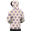 Cream And Brown Polka Dot Men's Hoodie-grizzshop